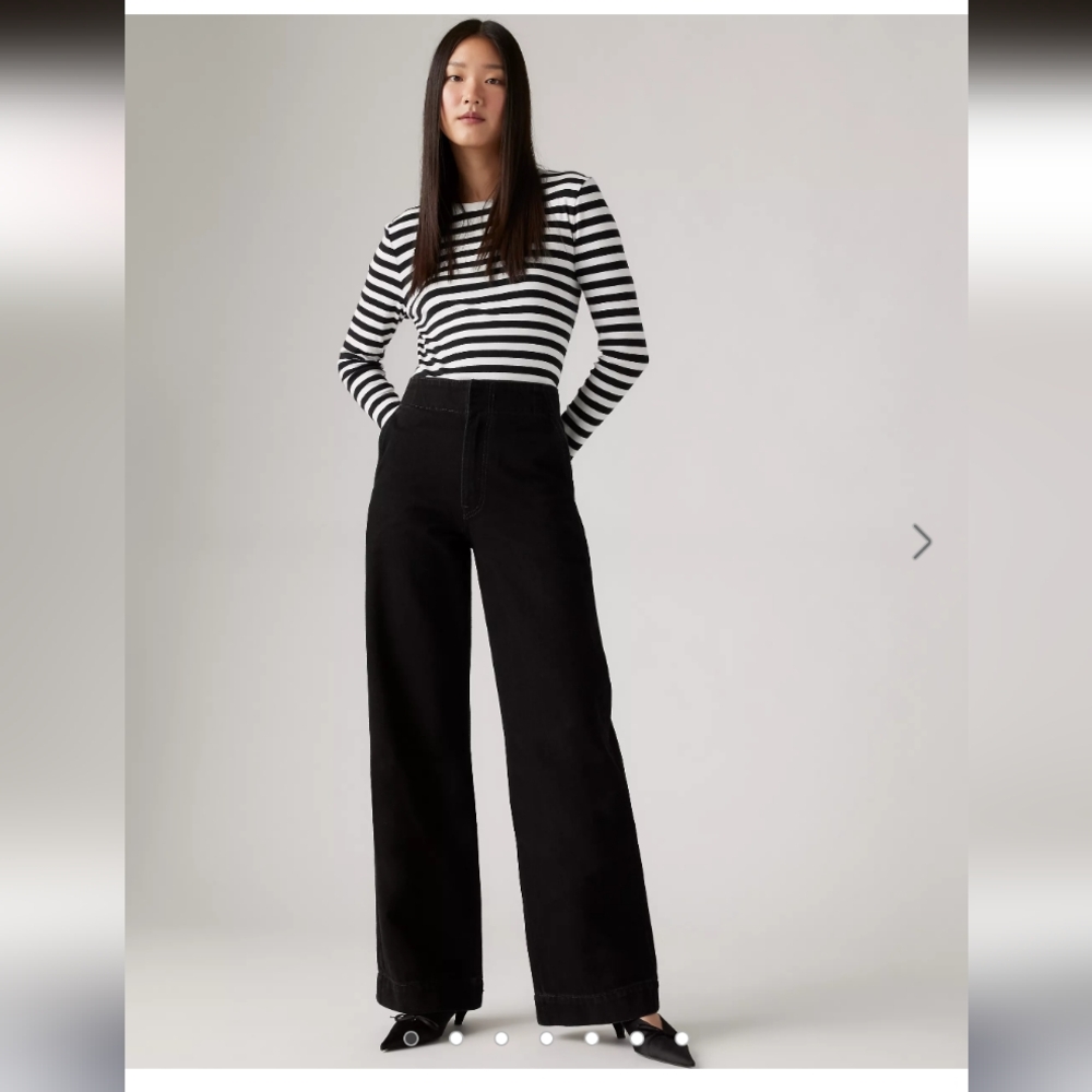 Levi's Ribcage Wide Leg Tailored Jeans